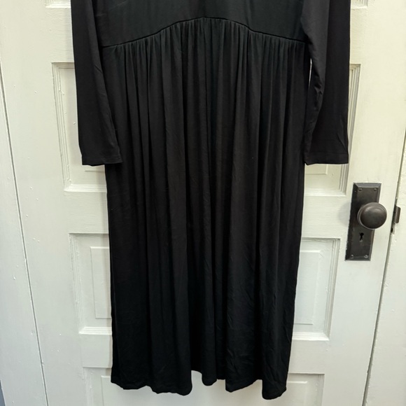 Long Sleeve Jersey Midi Dress Boden Thea Women’s 14 Black NWT - Picture 6 of 15